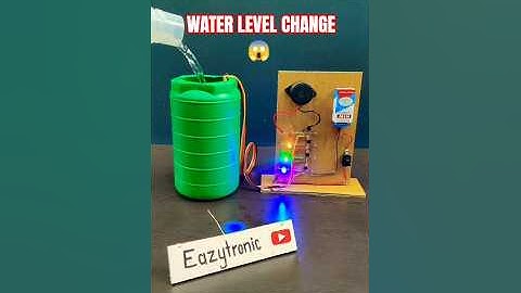 💧 Water Level Indicator That GLOWS 😱 | Arduino Science Project ⚡ #experiment #water #arduino #shorts