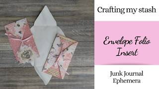Craft My Stash | Envelope Ephemera Insert