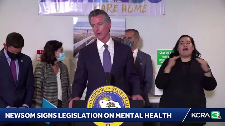 Gov. Newsom is signing legislation addressing mental health, behavioral health housing