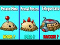 TELEPORTATO MINE vs PRIMAL POTATO vs POTATO MINE - PvZ 2 Plant VS Plant