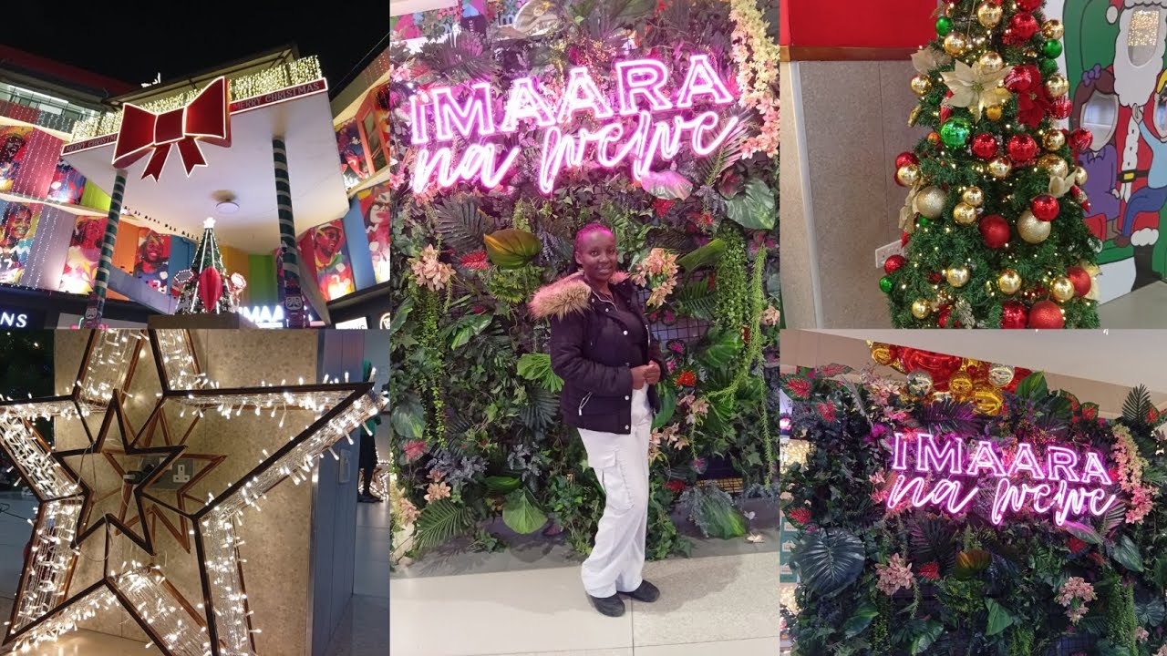 Exploring Imaara Mall's gorgeous Christmas decorations / Mall Transformed into Christmas wonderland 