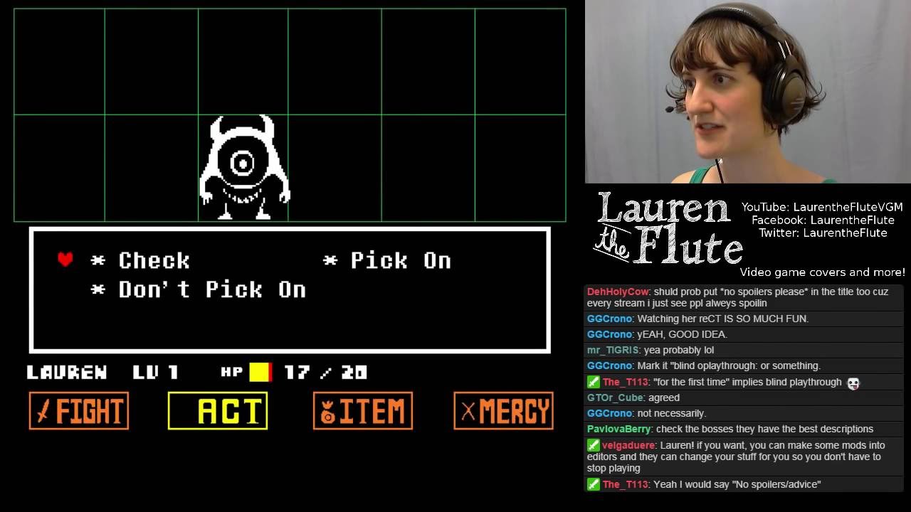 Undertale 1B: Beating the ruins (Blind playthrough, pacifist run)