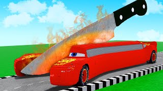 LONG CARS vs 1000 DEGREE KNIFE in Teardown screenshot 4