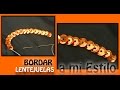 Cómo coser, bordar LENTEJUELAS a mi ESTILO TUTORIAL Inerya viris