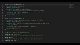 Javascript Interview Question: Async functions in javascript