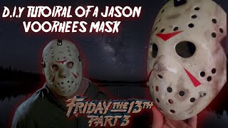 D.I.Y tutorial on a Friday The 13th Part 3 Jason Voorhees mask