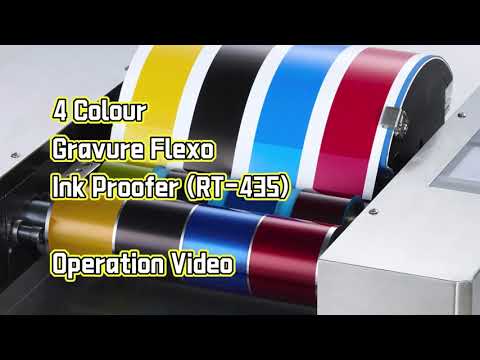 Gravure Flexo Ink Proofer Machine Operation Video (RT-435)
