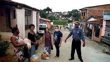 ENTREGA DAS CESTAS BÁSICAS - LIVE SOLIDÁRIA