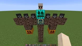 what if you create a WITHER GOLEM TROLL in MINECRAFT (part 32)