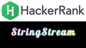 StringStream C++  HackerRank --- Work with a stream of string