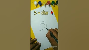 Very easy Parrot Drawing with trick #shorts #youtubeshorts #tranding Me tota me tota #parrot #bird