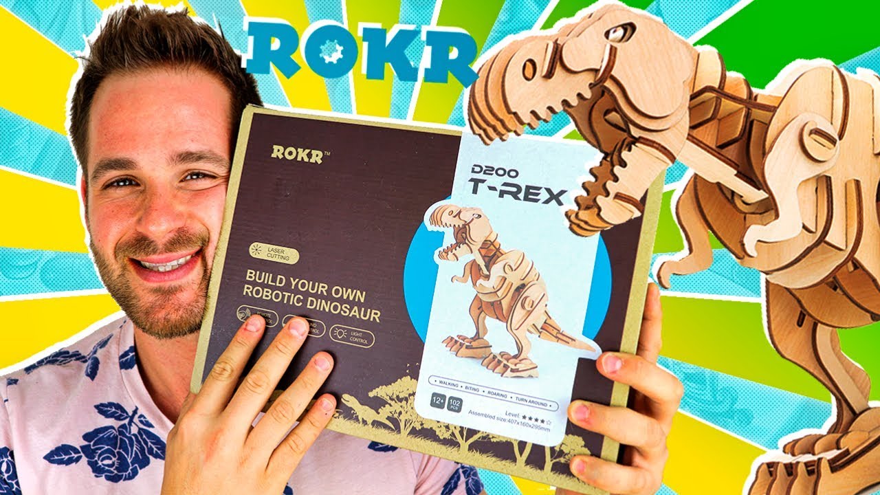 ROKR T-REX DINOSAUR UNBOXING on Pe Toys - YouTube