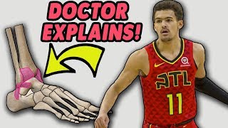 Trae Young INJURES ANKLE in SCARY Moment Against Miami Heat | Doctor Explains Injury
