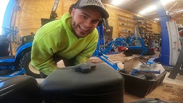 LS MT125 Backhoe and Loader Removal/Reinstall