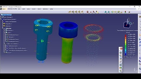 CATIA V5 SIMULACION DE ANALISIS ESTATICO