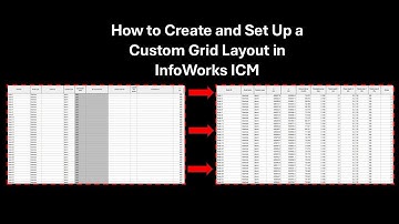 How to Create and Set Up a Custom Grid Layout in InfoWorks ICM