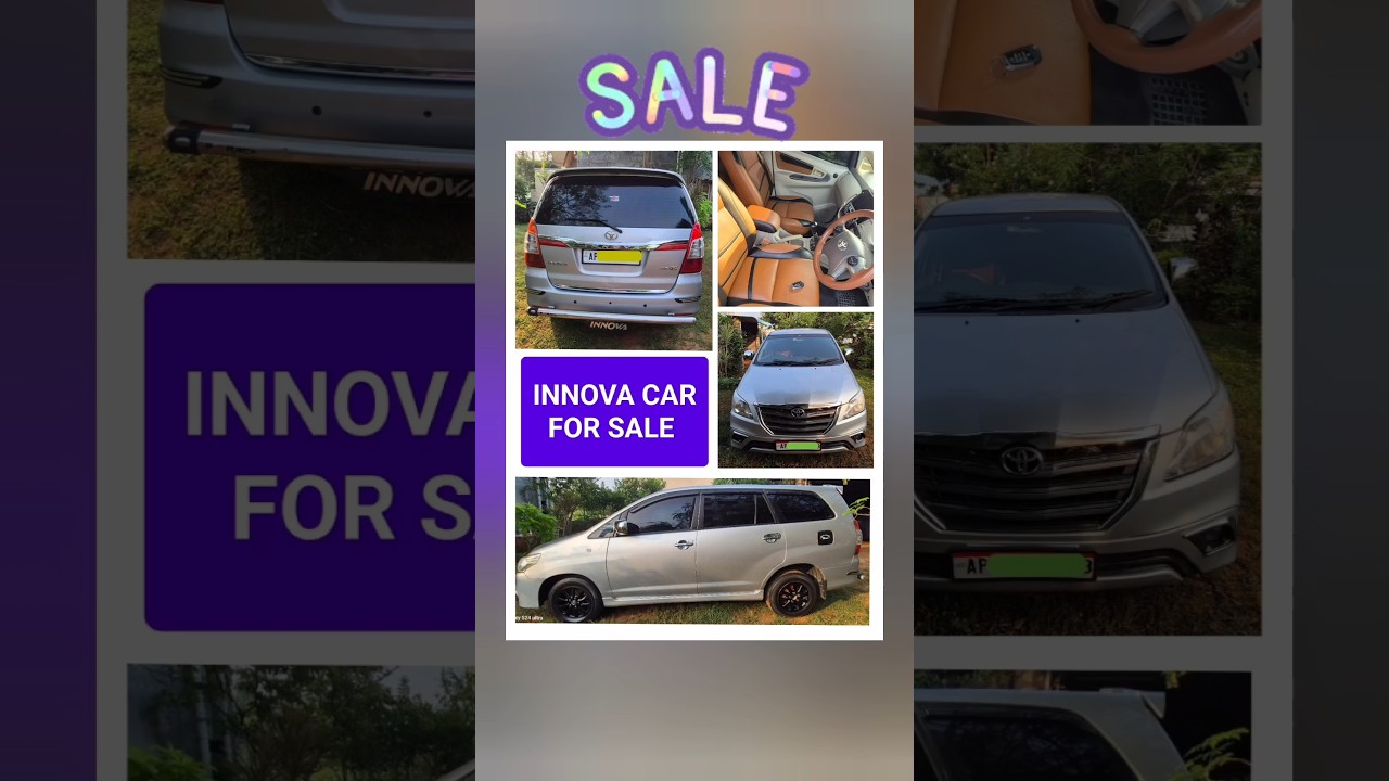 INNOVA CAR FOR SALE :  VISAKHAPATNAM :  7416133399