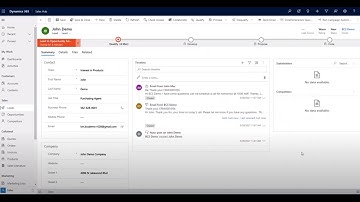 Sales Process Functionality Overview in Microsoft Dynamics 365 Sales