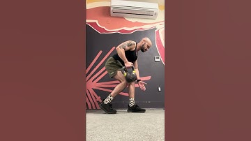 Kettlebell Staggered Stance Single Arm Row