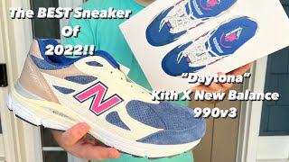 Kith X New Balance 990 V3 “Daytona”. Ronnie Fieg brought the 🔥. Best Sneaker of 2022?!