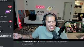 Zherka Instigates Fight Sneako VS Bambi X Heelmike