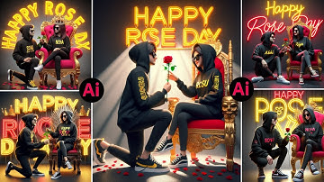 Rose Day Ai Photo Editing | Rose Day Ai Image Generator | Happy Rose Day Name Video Editing - Bing