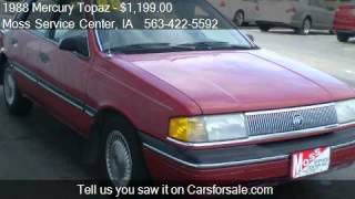 1988 Mercury Topaz GS sedan - for sale in West Union, IA 521