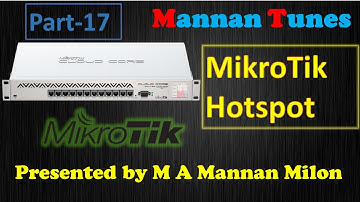 MikroTik Router Configuration || Hotspot || Mannan Tunes