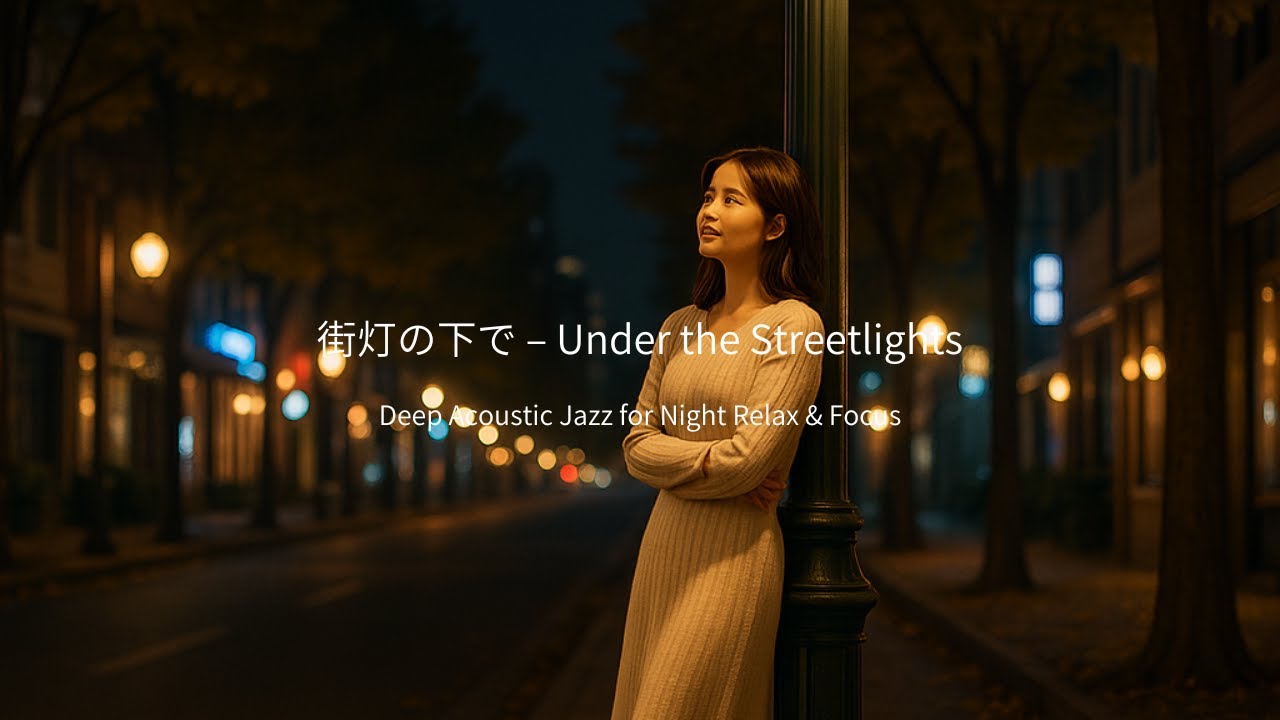 【作業用BGM】街灯の下で – Under the Streetlights【都会の静寂】 | Deep Acoustic Jazz for ...