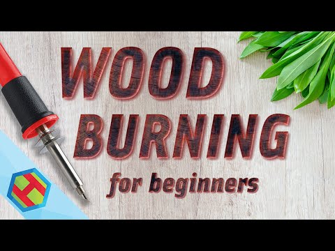 Video: Pyrography. How To Burn Wood?