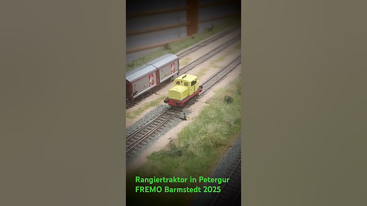 Rangiertraktor in Petergur auf dem FREMO Treffen in Barmstedt 2025