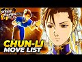 CHUN-LI MOVE LIST - Street Fighter EX2 Plus (SFEX2P)