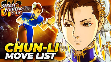 CHUN-LI MOVE LIST - Street Fighter EX2 Plus (SFEX2P)