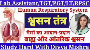 Respiratory system #बाह्य_और_आंतरिक_श्वसन #श्वसन_और_गैसों_का_विनिमय TGT/PGT/LT/RPSC/LAB ASSISTANT