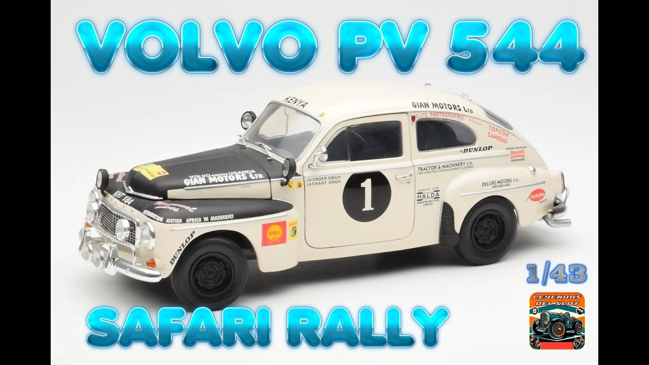 VOLVO PV544 Rally Safari 1965 SLOTIZADO / Leyendas del Slot