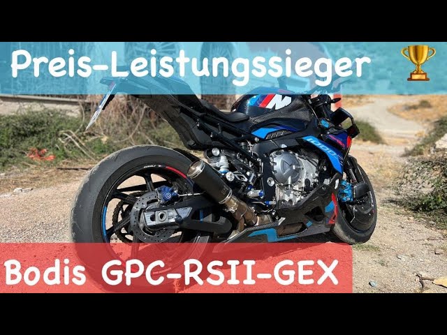 Was kann der Bodis GPC RSII GEX auf der M1000R? - YouTube
