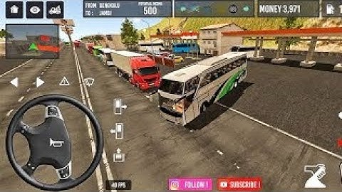 IDBS Bus Simulator Gameplay LAMPUNG TO CILEGON | android game play#3