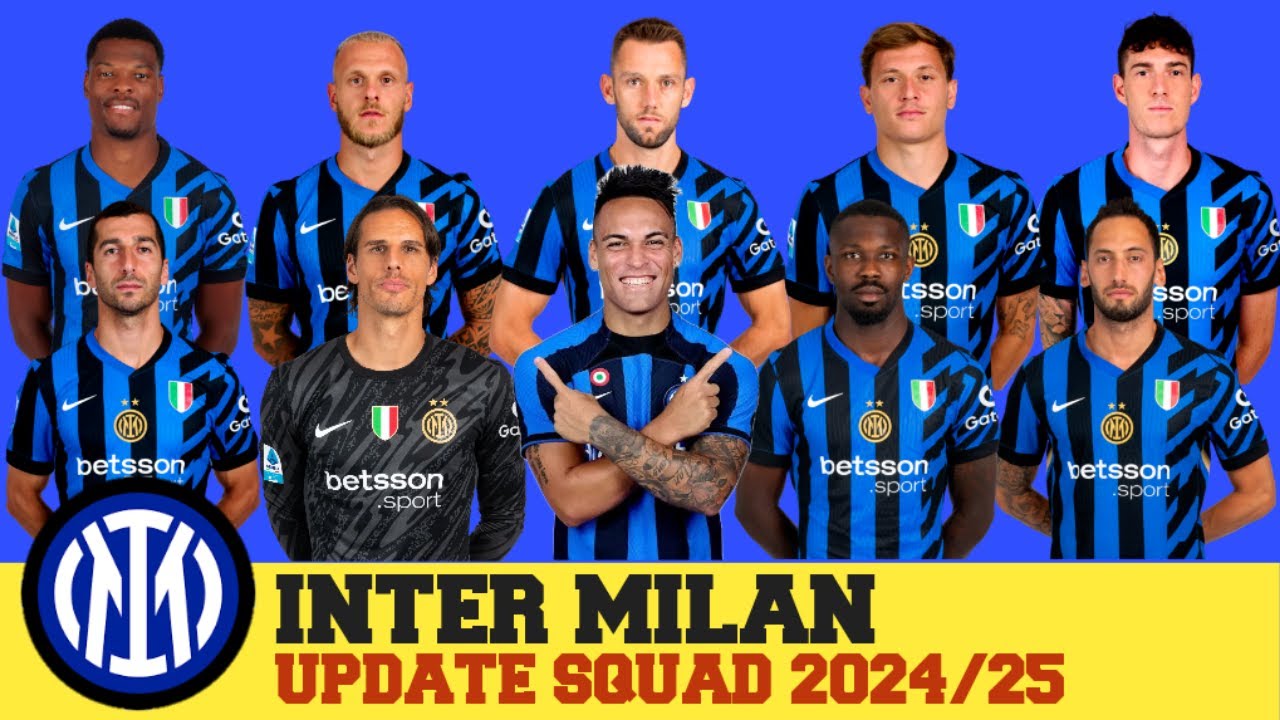 Daftar Pemain Inter Milan 2024/25 | Update Terbaru Skuad Inter Milan