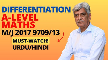 A-Level Maths - DIFFERENTIATION 9709/13 M/J 2017 Q#6 Solution | Ultimate Guide (Part 5)