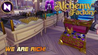 Gold Crown and Treasure Chests In ALCHEMY FACTORY | 18 | Lets Play