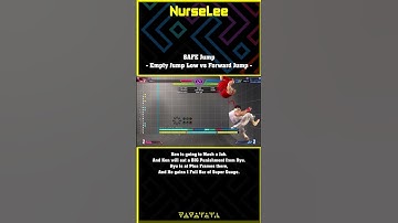 SF6 Tech: Empty Jump Low vs Forward Jump - #SF6 #SF6_Ryu #SF6_Ken