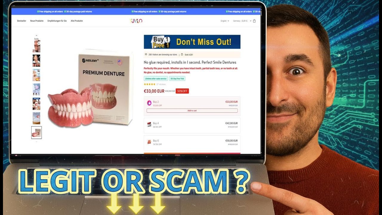 Обзор зубных протезов Tuvilo 2026: правда о рекламе в социальных сетях