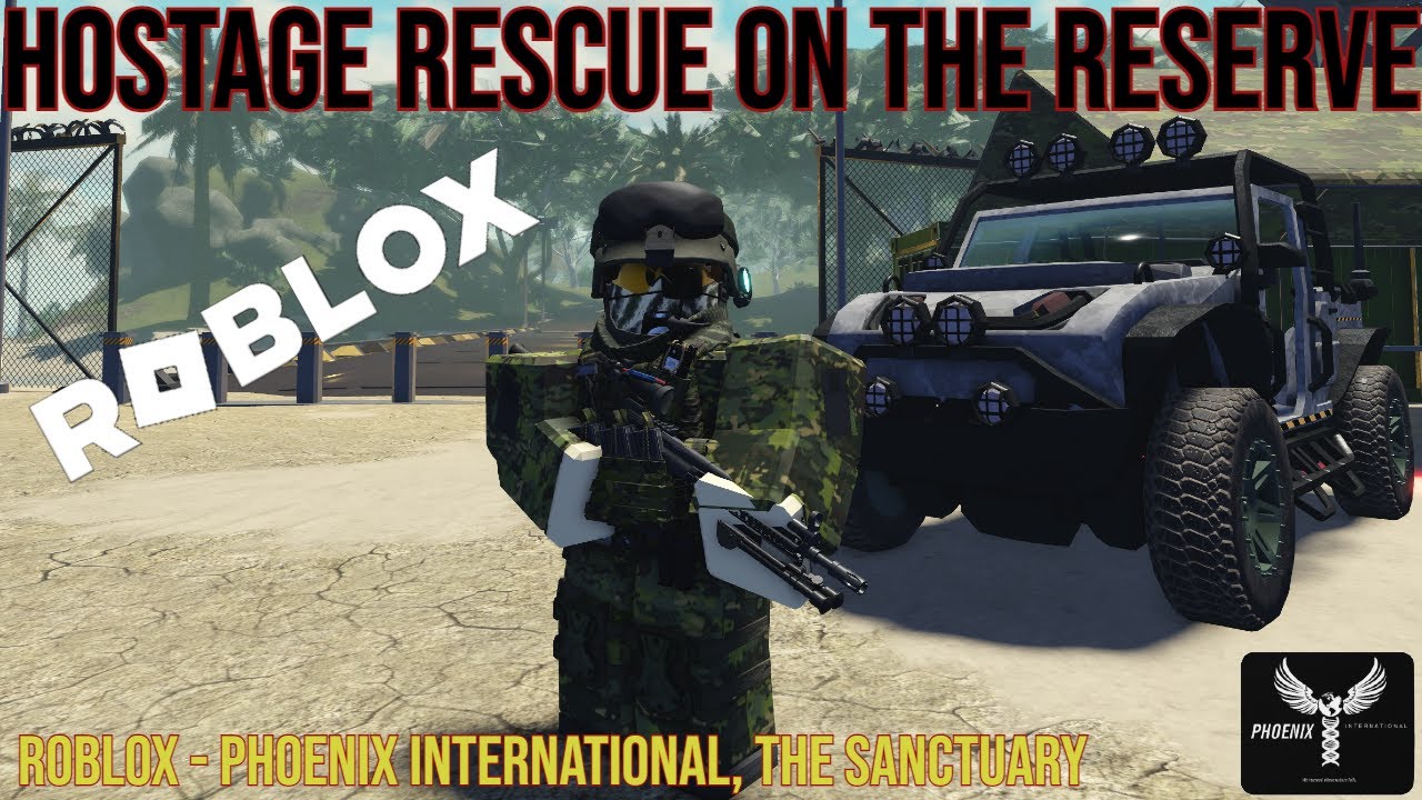 RESCUING A HOSTAGE FROM THE RESERVE ROBLOX Phoenix 