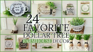 Favorite High End 2021| Dollar Tree Farmhouse DIY'S | Farmhouse Decor | Easy Home Decor