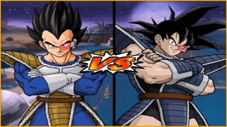 Dragon Ball Z Budokai Tenkaichi 3 - Vegeta (Scouter) VS Turles [Request Match]