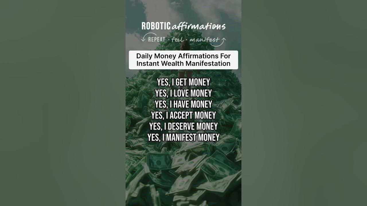 Daily Money Affirmations For Instant Wealth Manifestation #success #abundance #lawofattraction #loa Daily Money Affirmations For Instant Wealth Manifestation #success #abundance #lawofattraction #loa