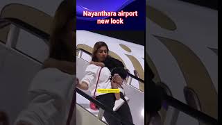 Nayanthara And Son Airport New Look
