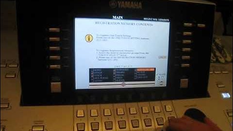 Registration Memory Contents and Registration Sequencer