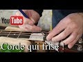 Atelier Guitare : Réparation d'une corde qui frise à vide