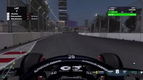 F1 2021 Jeddah Hotlap and Setup